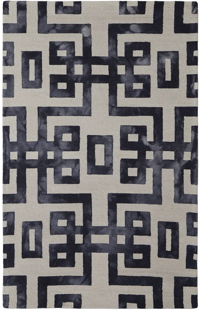 Lorrain 8568F Ivory/Black 8' x 11' Rug