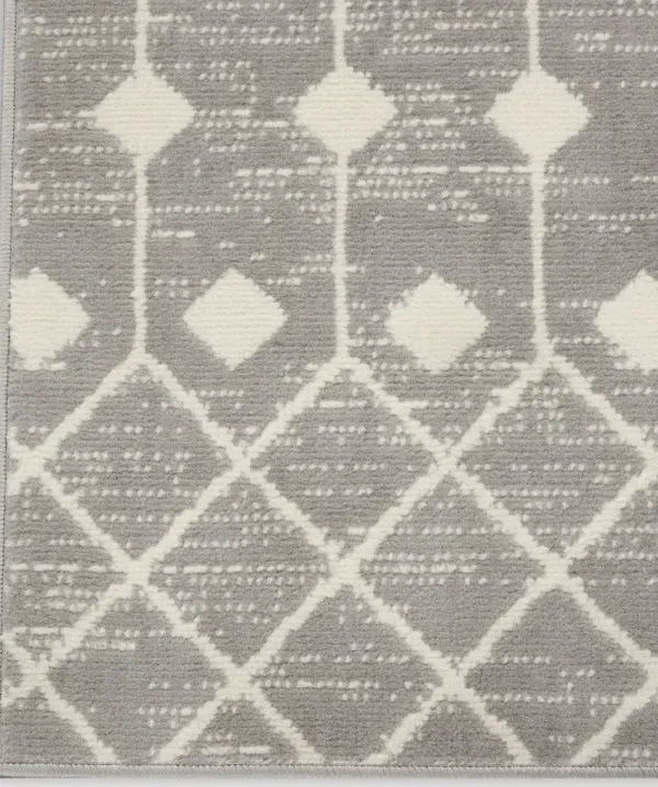 Grafix GRF37 Gray 8' x Round Rug