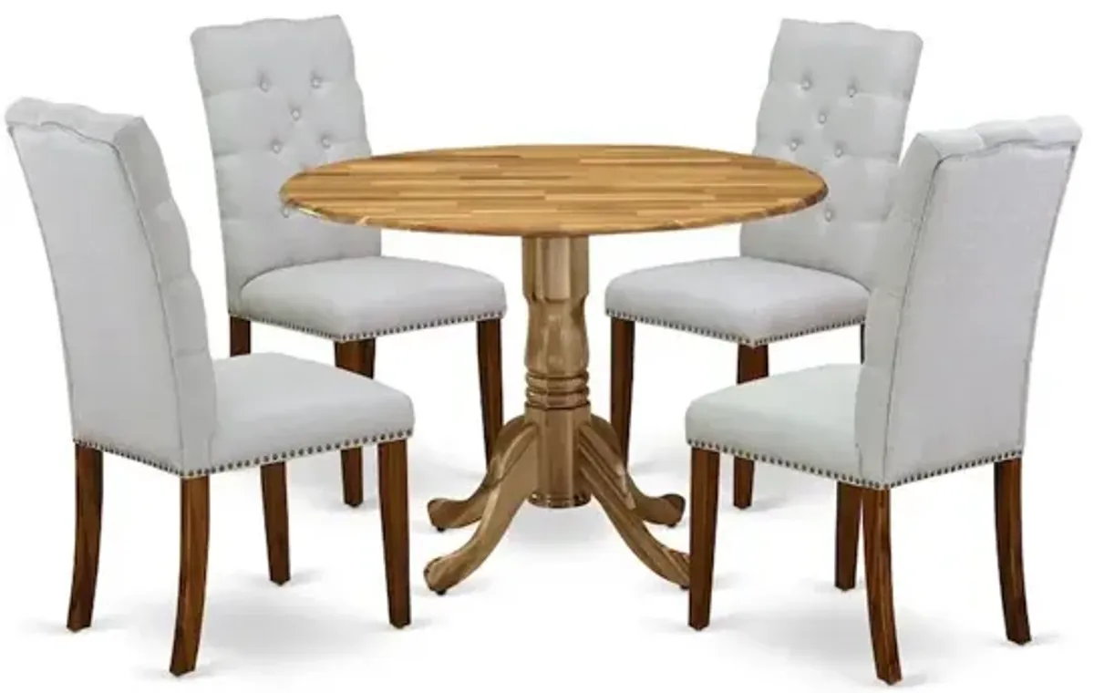 Dining Room Set Natural, DLEL5-ANA-05