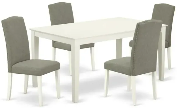 Dining Room Set Linen White