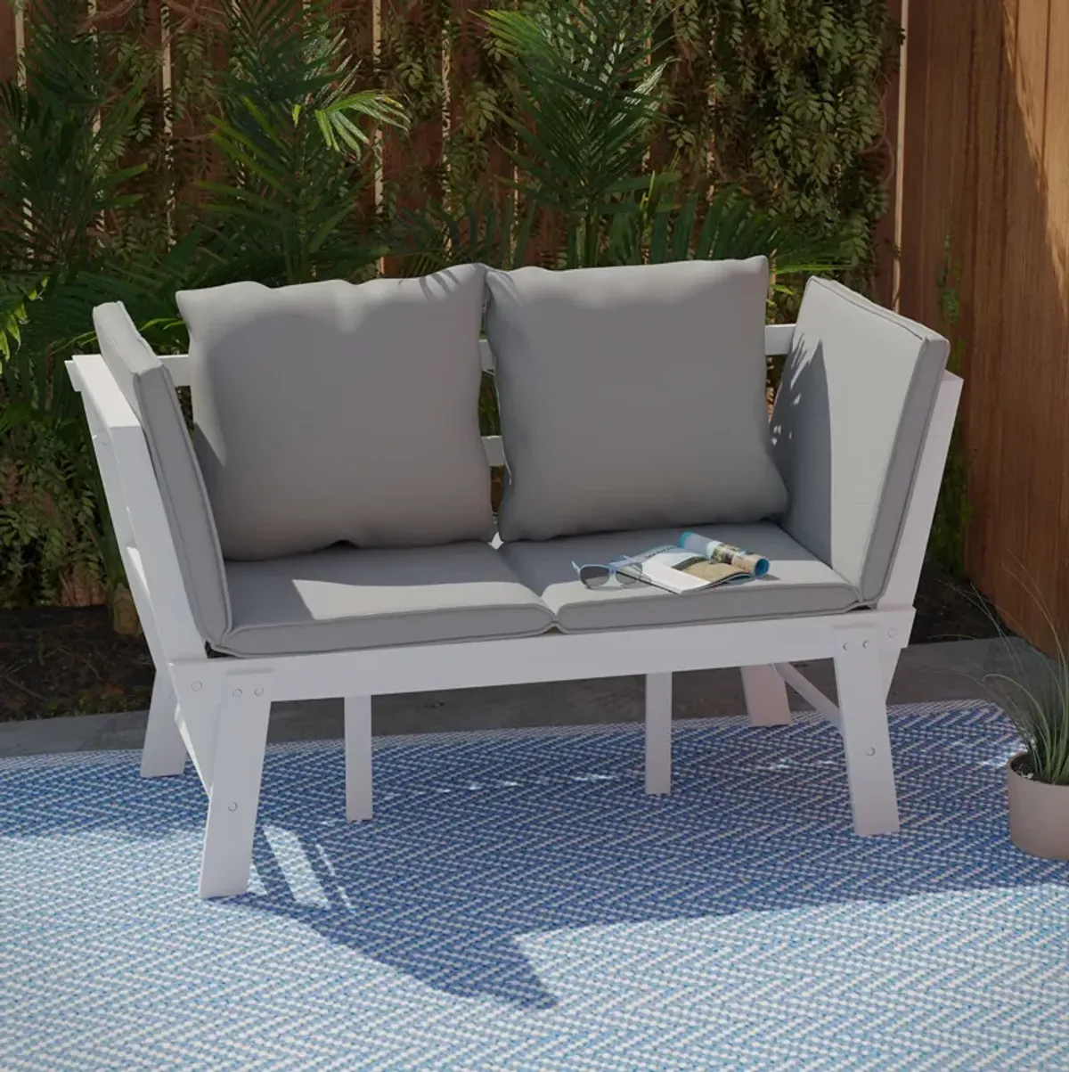 Smithson Outdoor Convertible Settee