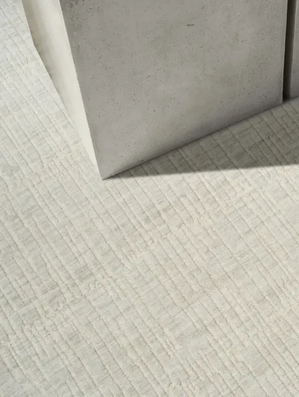 CK079 Notes NOT02 Silver/Ivory 5'3" x 7'3" Rug