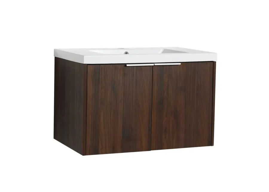 Soft Close Doors Bathroom Vanity With Sink, 30 Inch For Small Bathroom