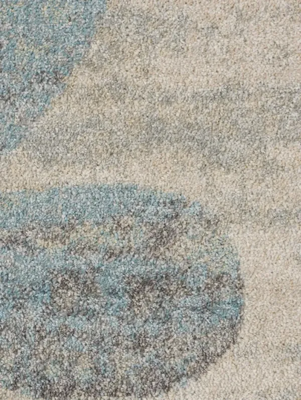 Tranquil TRA01 Ivory/Light Blue 7' x 10' Rug