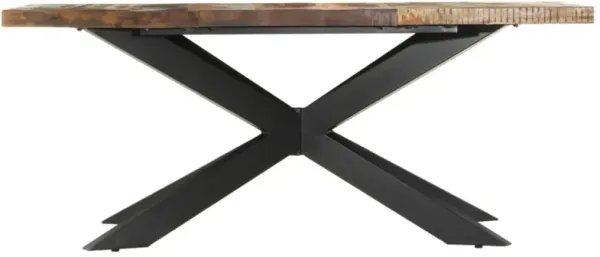vidaXL Dining Table 70.9"x35.4"x29.9" Solid Reclaimed Wood