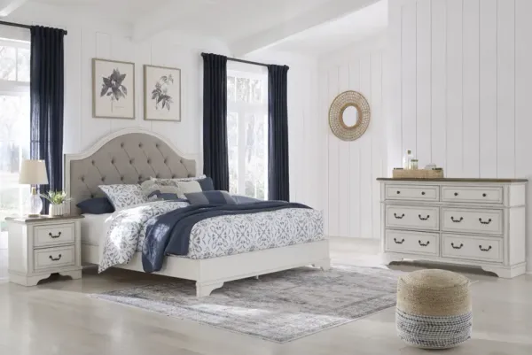 Ashley|Blendon|Blendon Queen Suite|Queen Non-storage Bed, Uphlst