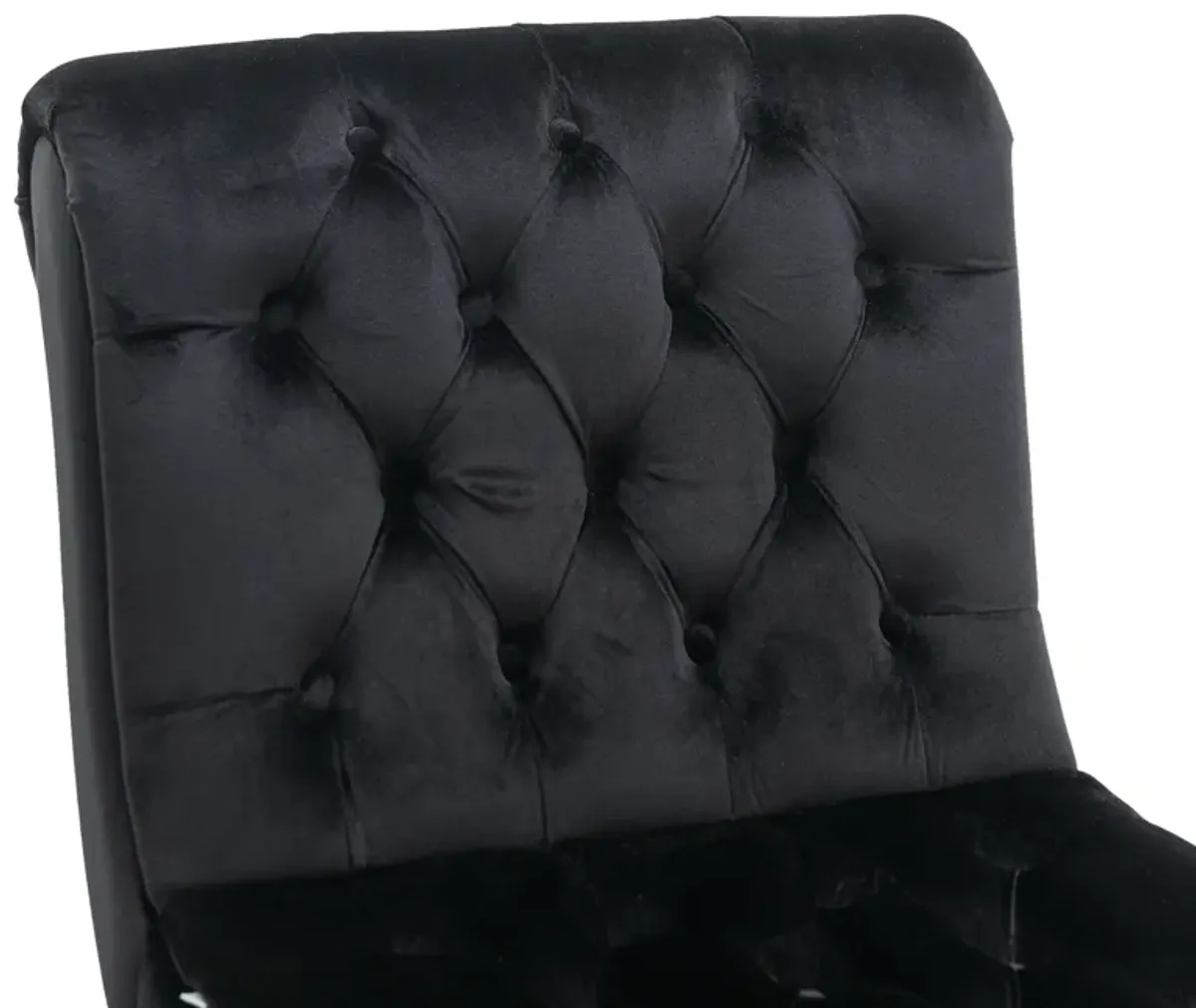 Merax Modern Velvet Armless Accent Chair