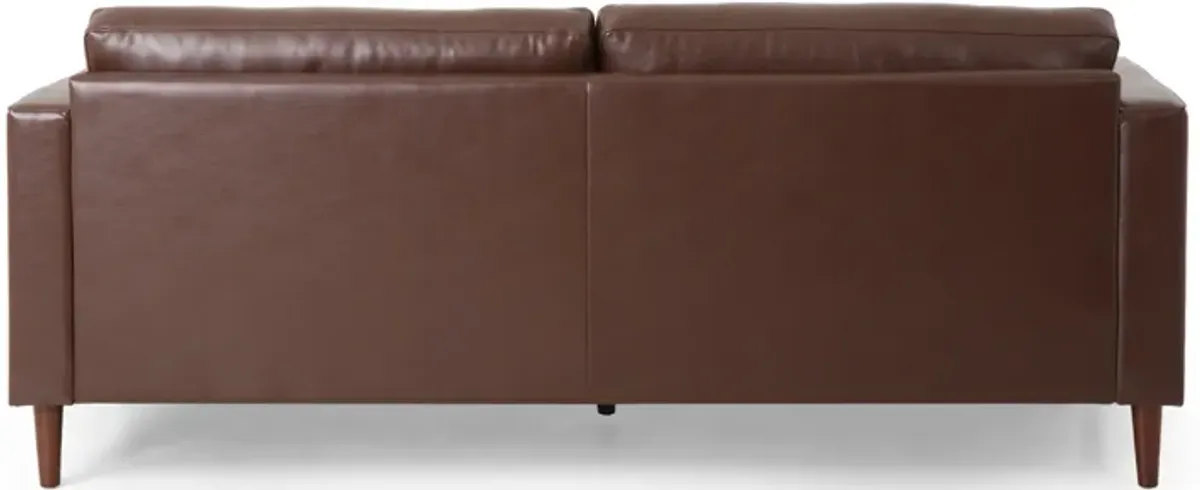 Merax Solid Wood Frame PU Fabric Sofa Couch