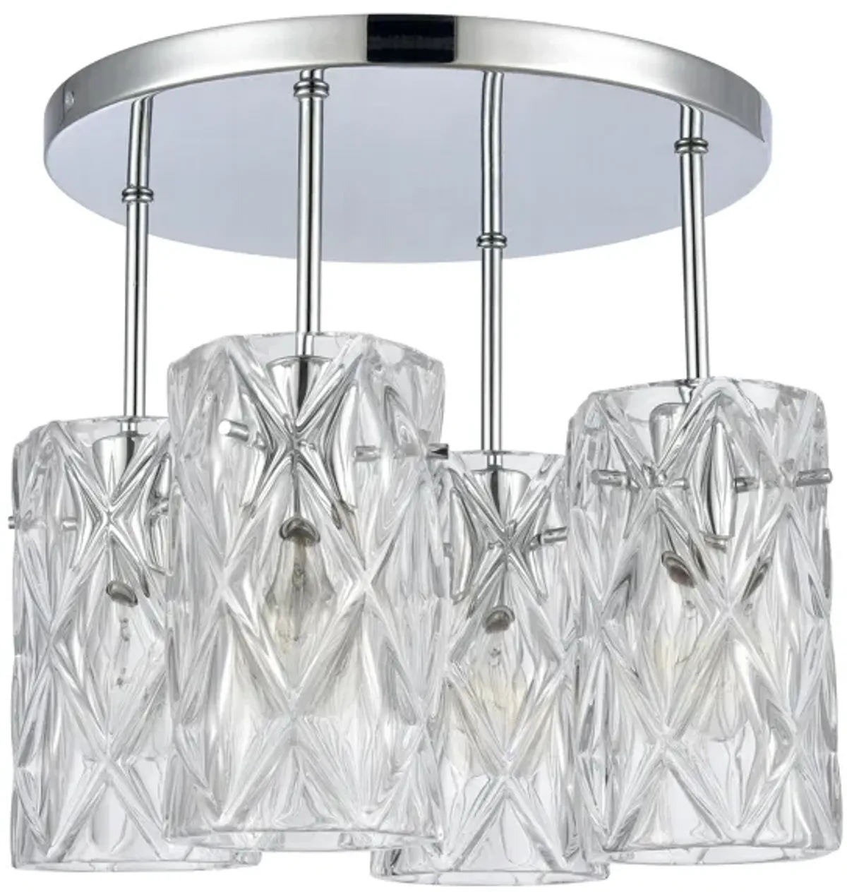 Forma de Crystal Semi Flush Mount