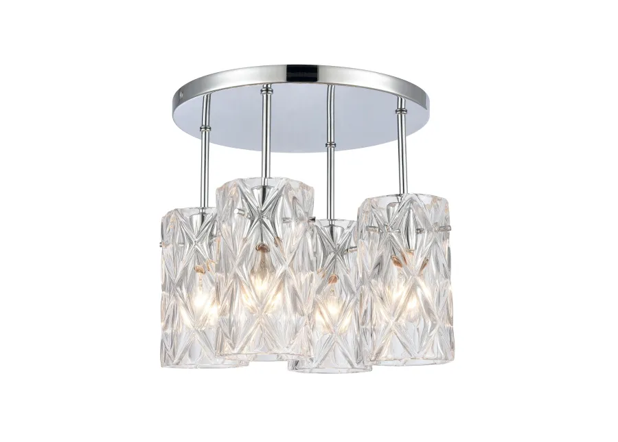 Forma de Crystal Semi Flush Mount