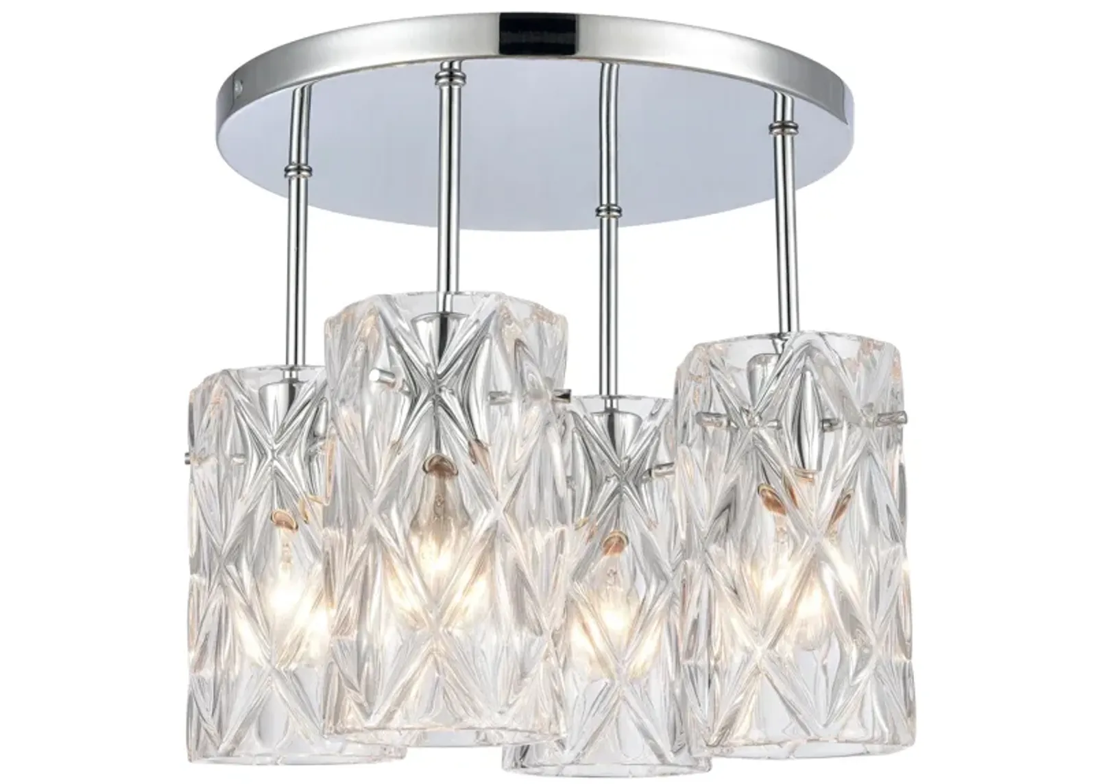 Forma de Crystal Semi Flush Mount