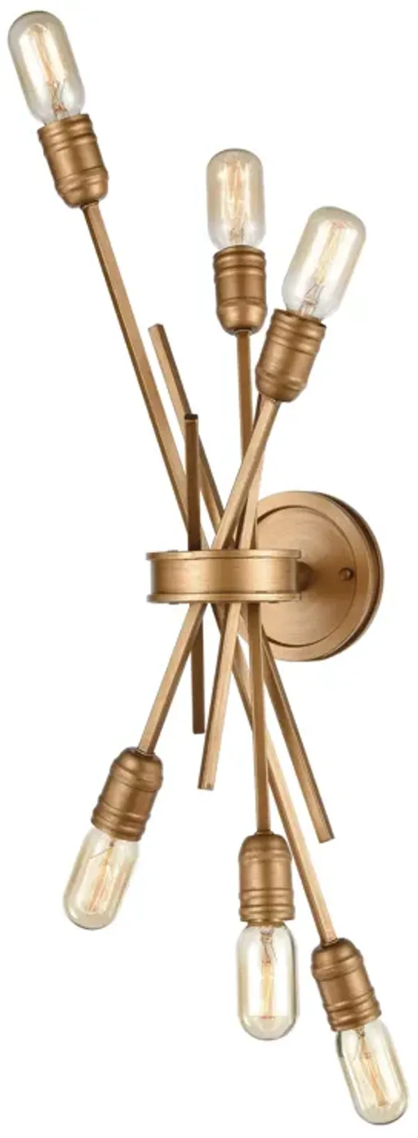 Xenia 28" High 6 Light Sconce in Gold