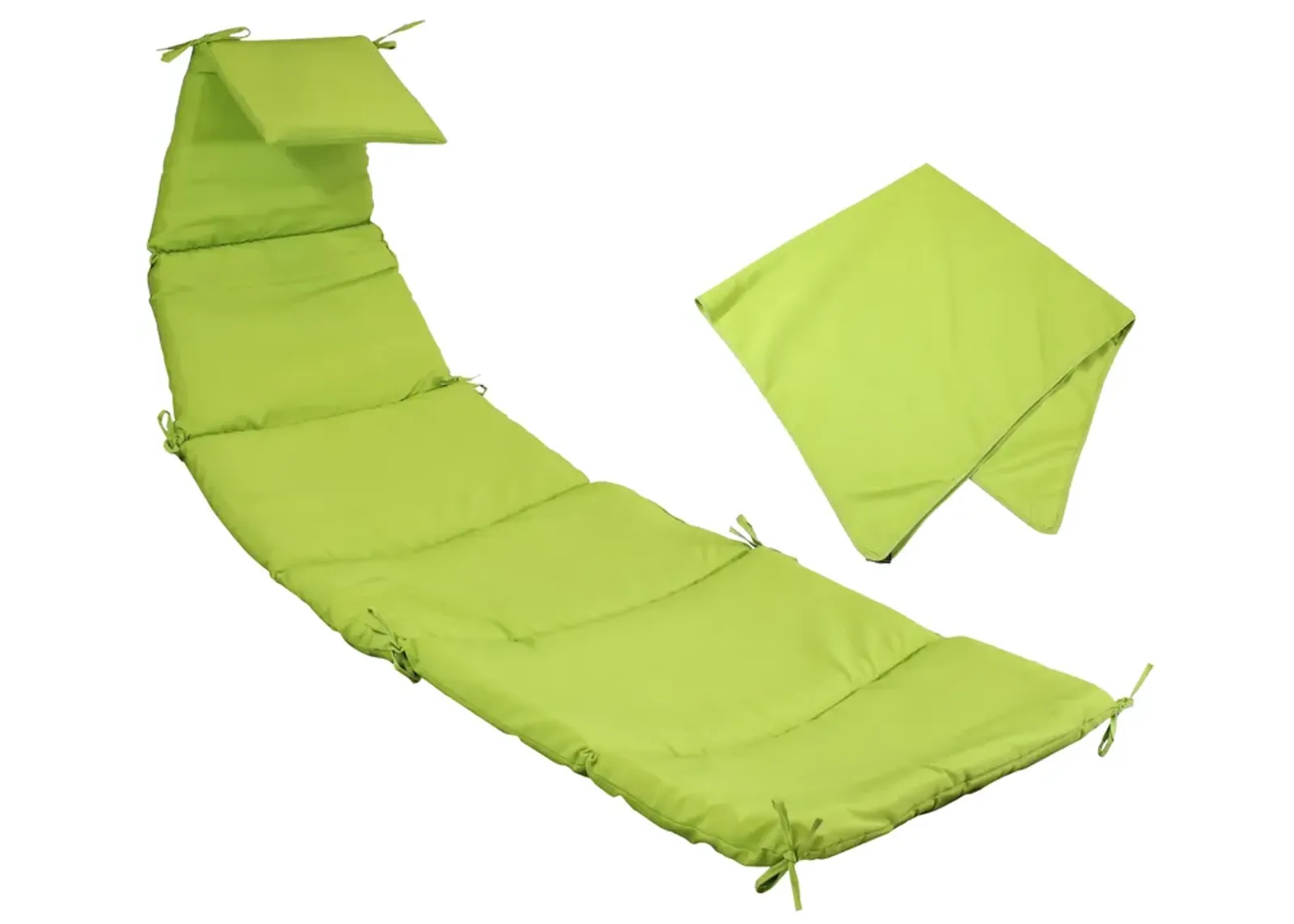 Sunnydaze Outdoor Hanging Lounger Replacement Cushion and Umbrella