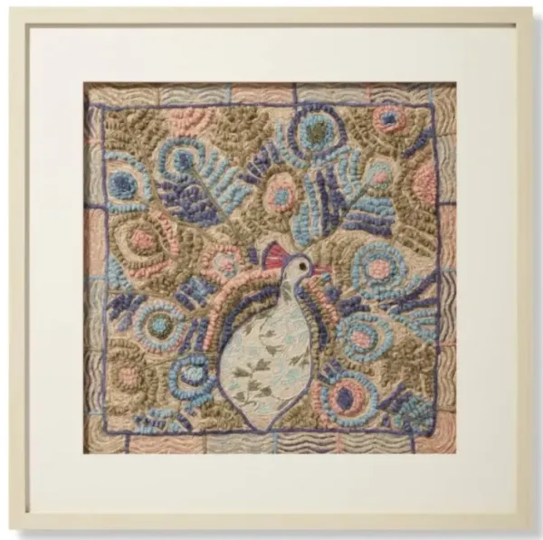 Show Off Ivory Blue Wall Art