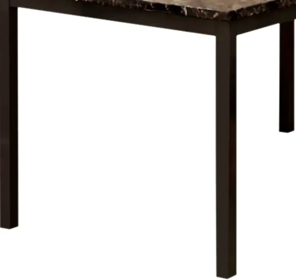 Colman Contemporary Dining Table, Black-Benzara