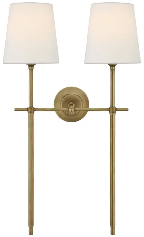 Bryant Lrg Double Tail Sconce