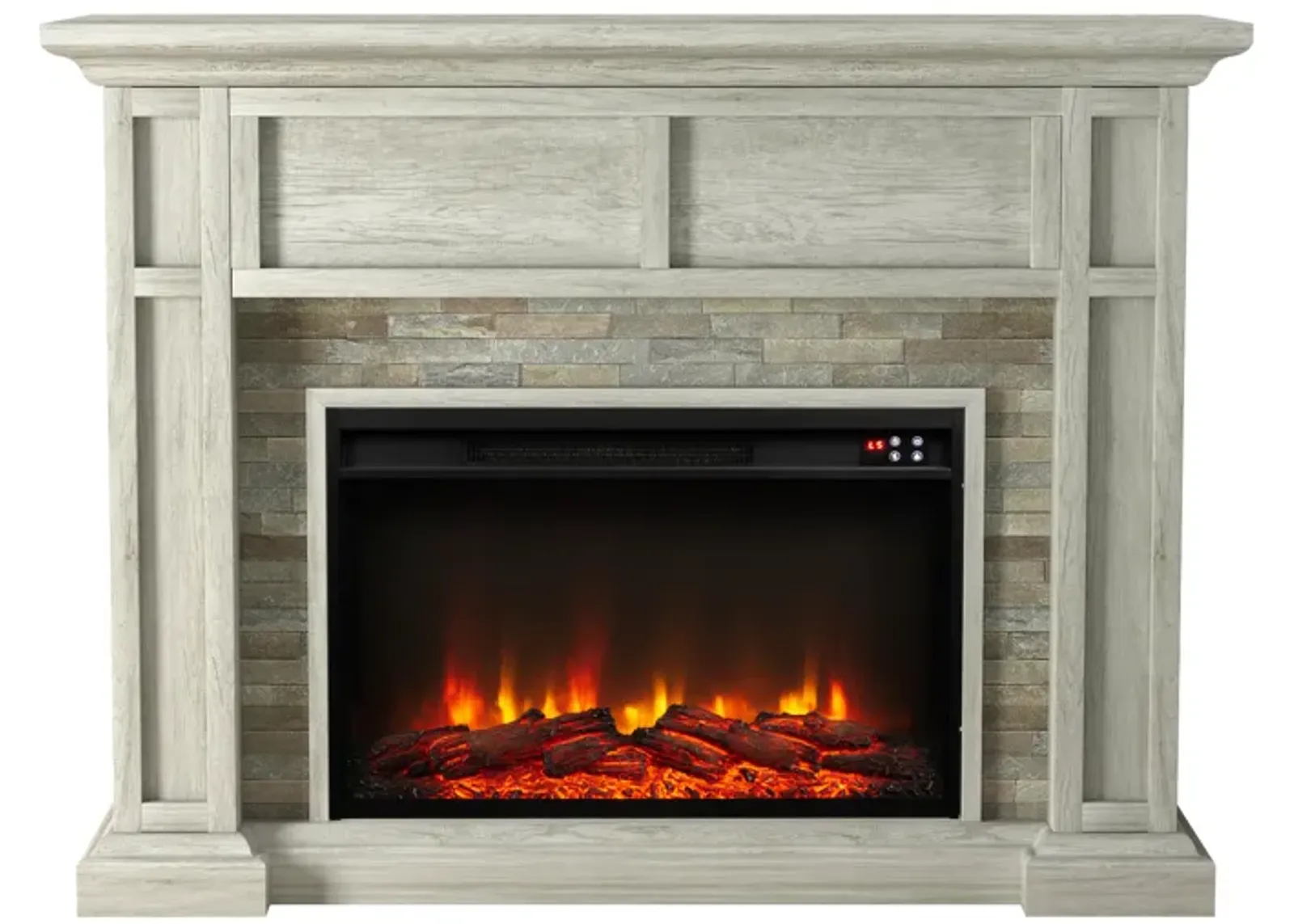 FESTIVO 48" Electric Fireplace with Realistic Flame Effect