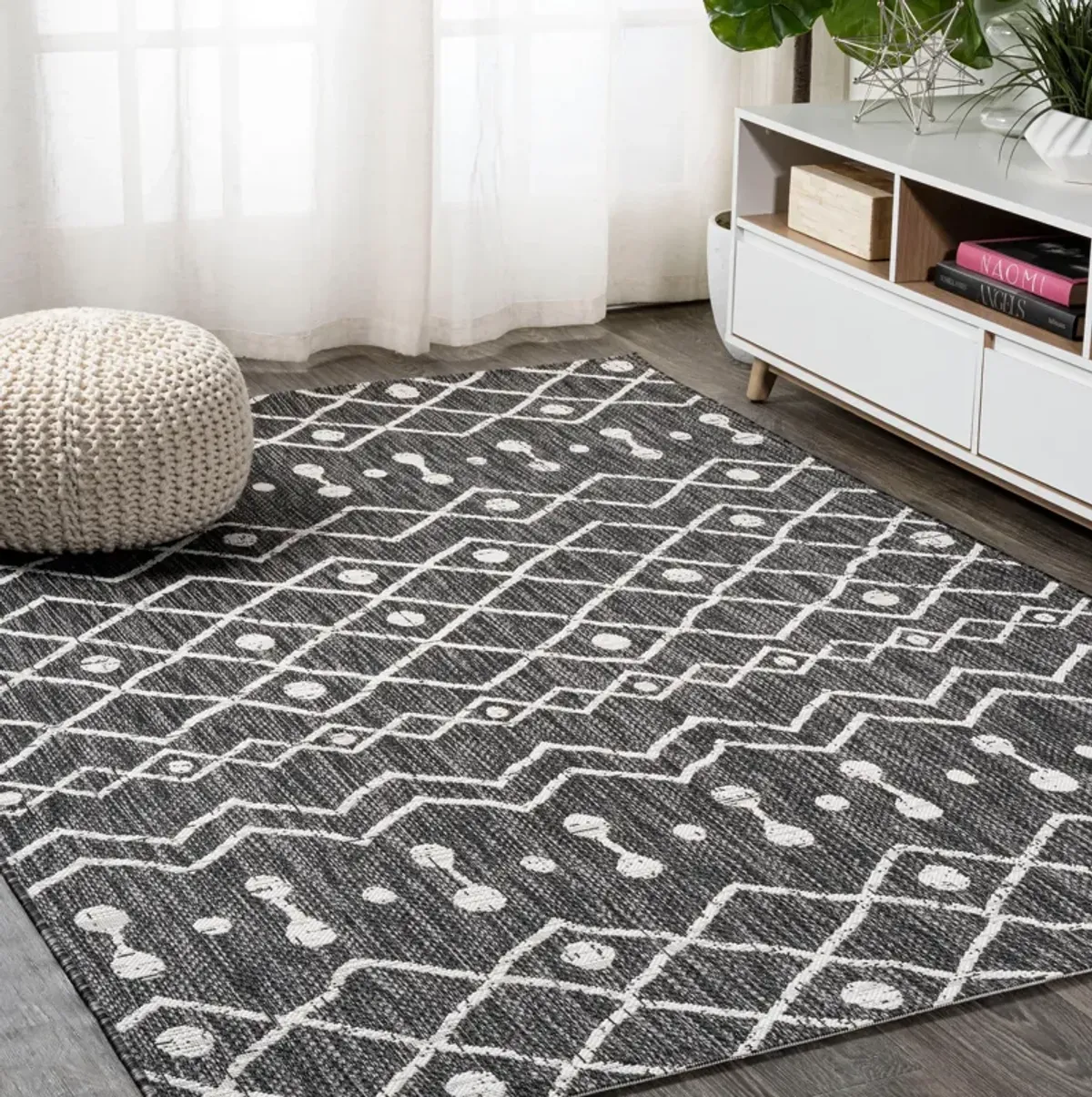 Nokat Tribal Bohemian Indoor/Outdoor Area Rug