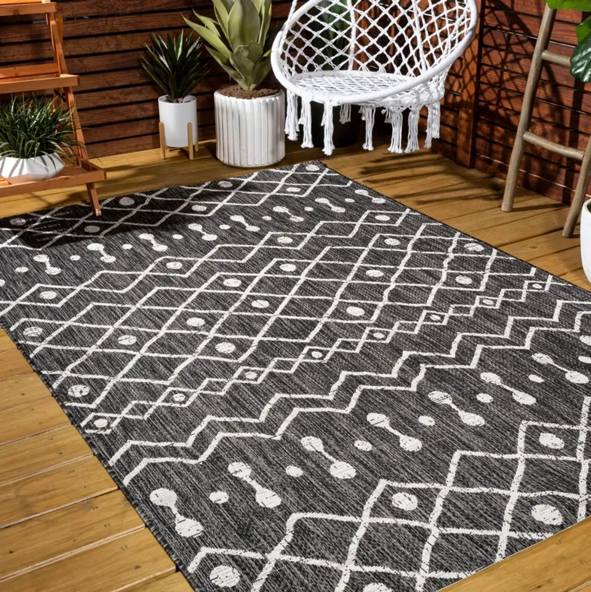 Nokat Tribal Bohemian Indoor/Outdoor Area Rug