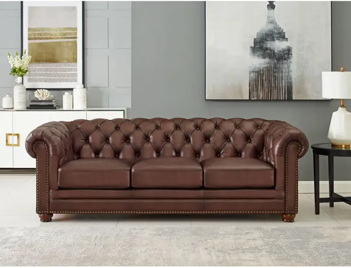 Aliso Top Grain Leather Sofa