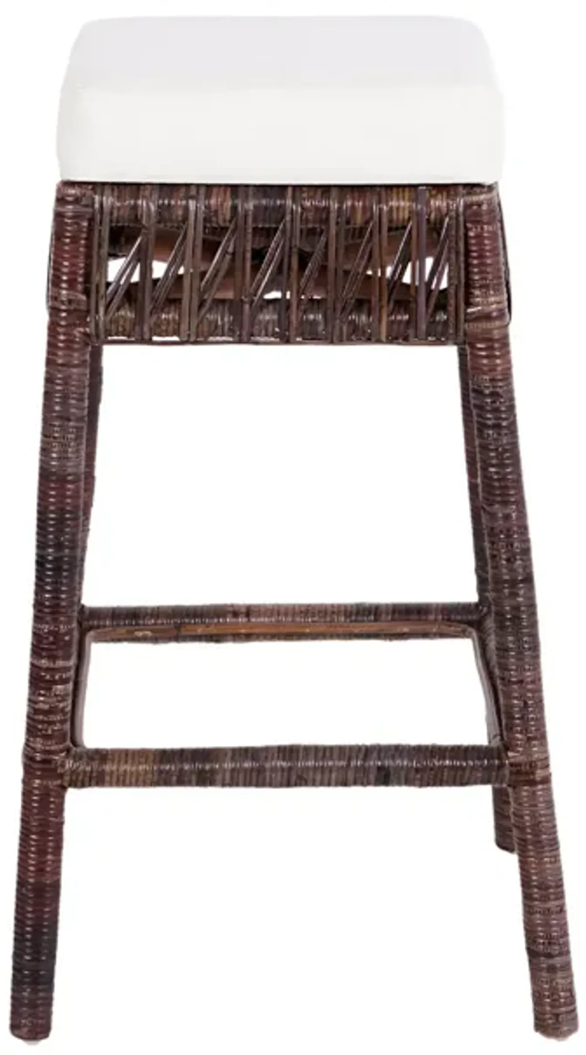 Bali Bohemian Basics Rattan Backless Bar Stool