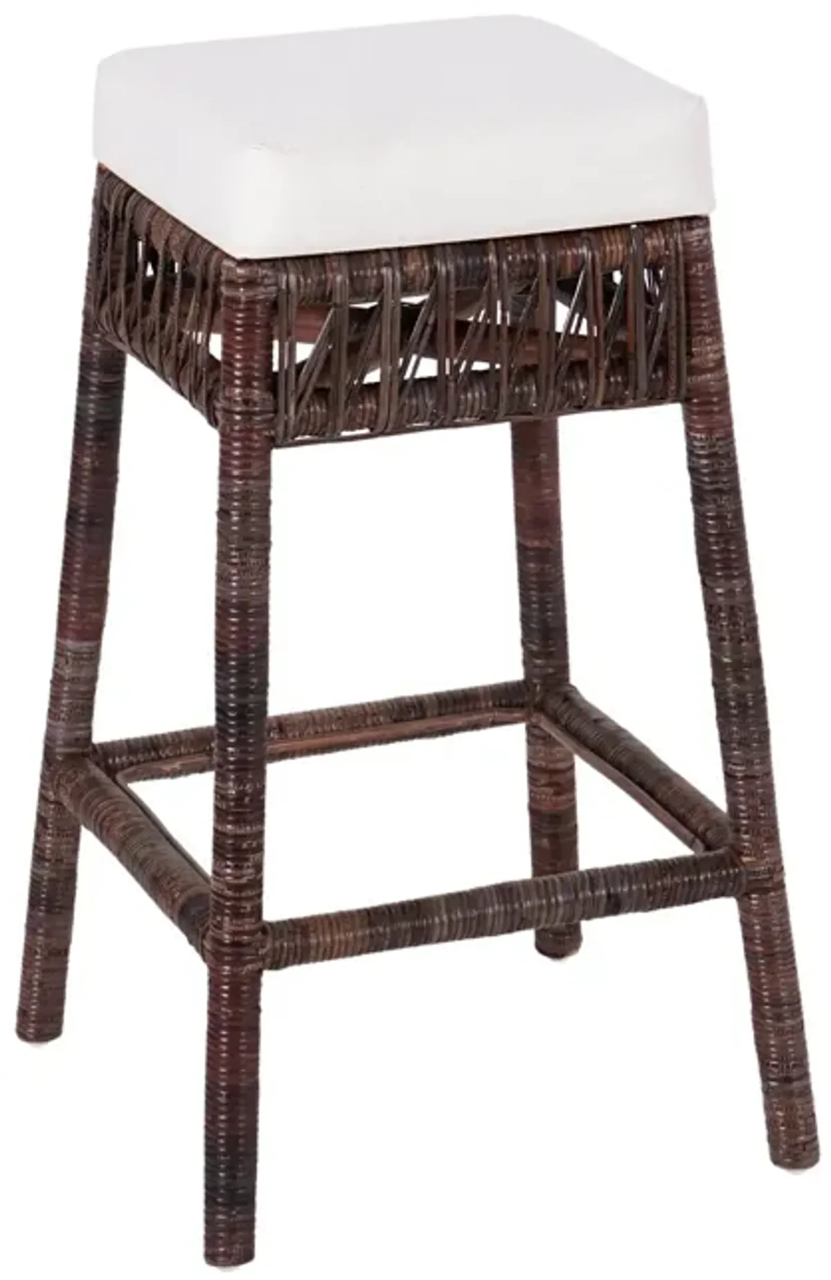 Bali Bohemian Basics Rattan Backless Bar Stool