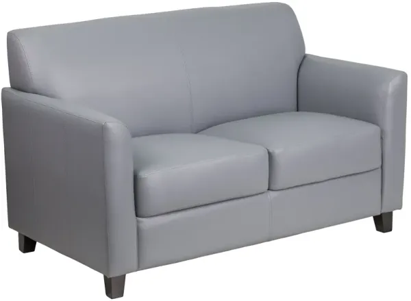Flash Furniture HERCULES Diplomat Series Gray LeatherSoft Loveseat