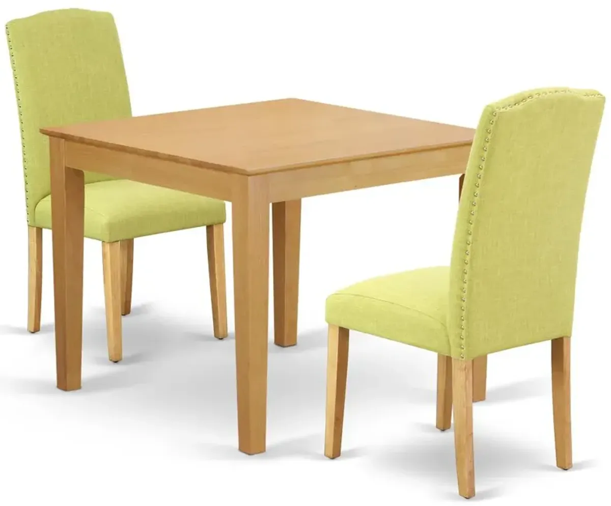 Dining Room Set Oak, OXEN3-OAK-07