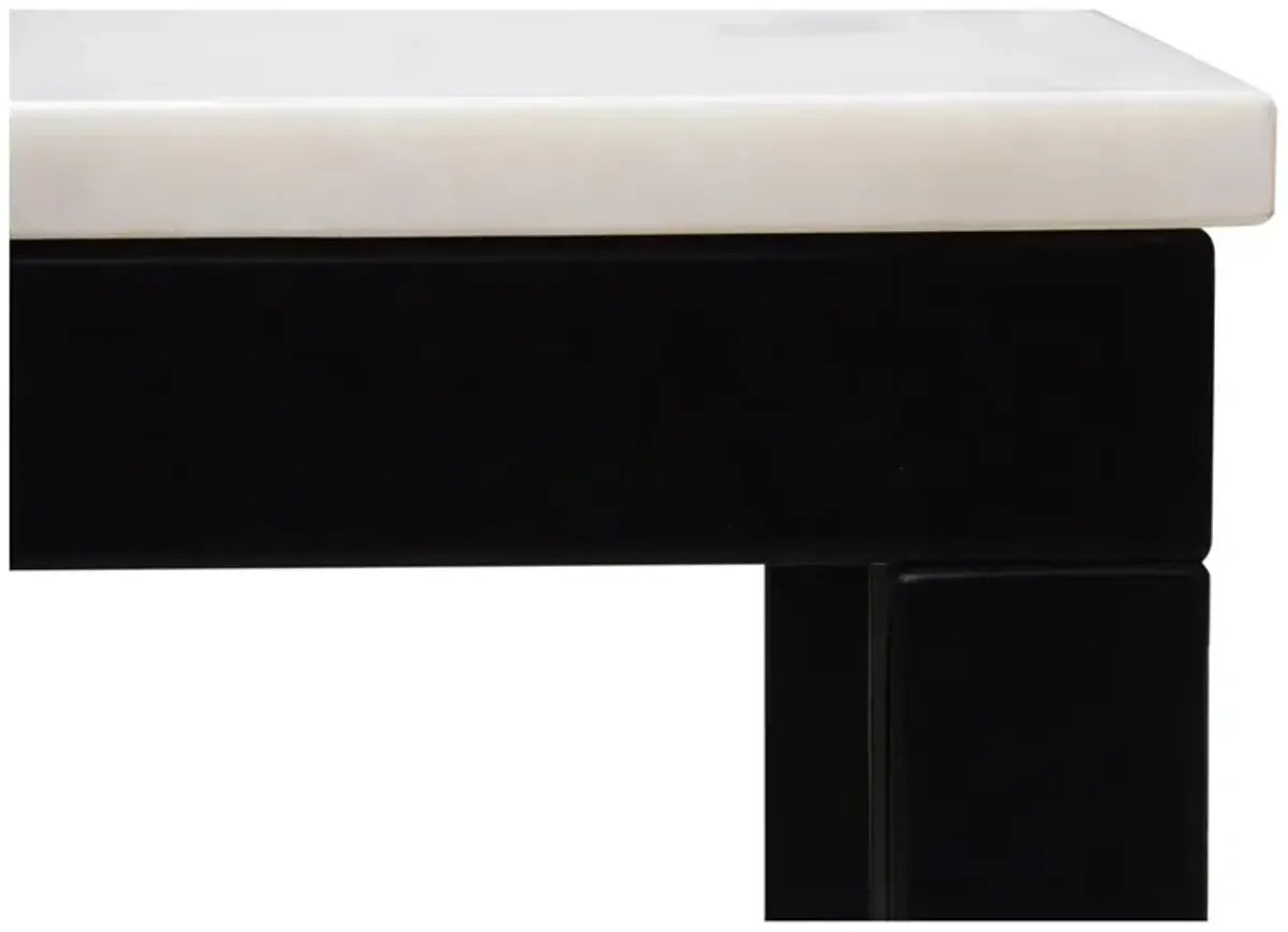 Moe�s Parson Mini Desk White Marble