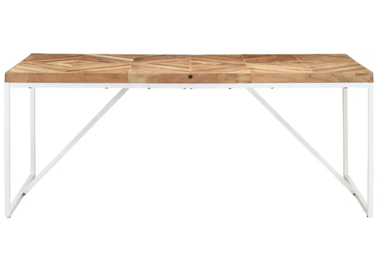 vidaXL Dining Table 70.9"x35.4"x29.9" Solid Acacia and Mango Wood