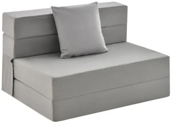 Hivvago 6 Inch Tri-fold Sofa Bed Folding Mattress with Pillow