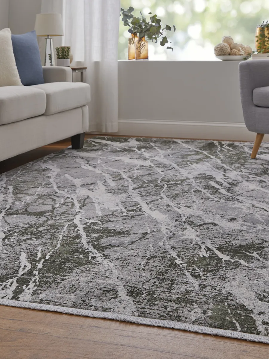 Cadiz 39N6F 13' x 20' Gray/Green/Taupe Rug