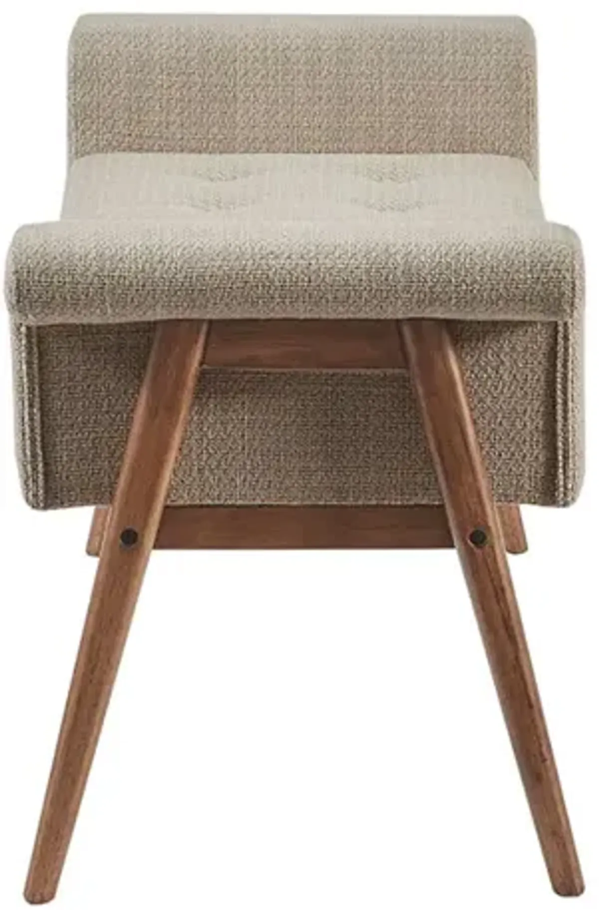 Gracie Mills Jackson Upholstered Accent Bench with Button Tufted Seat