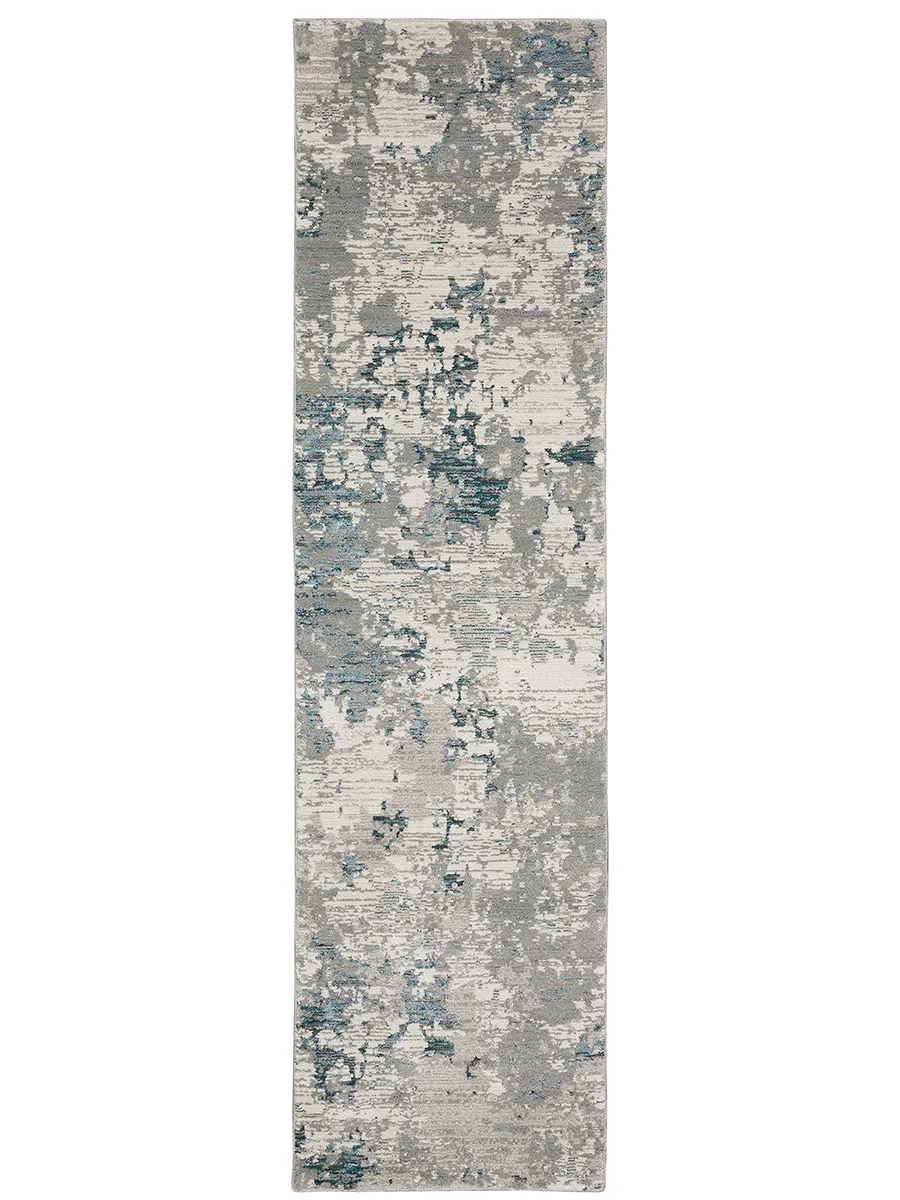 Evolution 2'6" x 12' Grey Rug