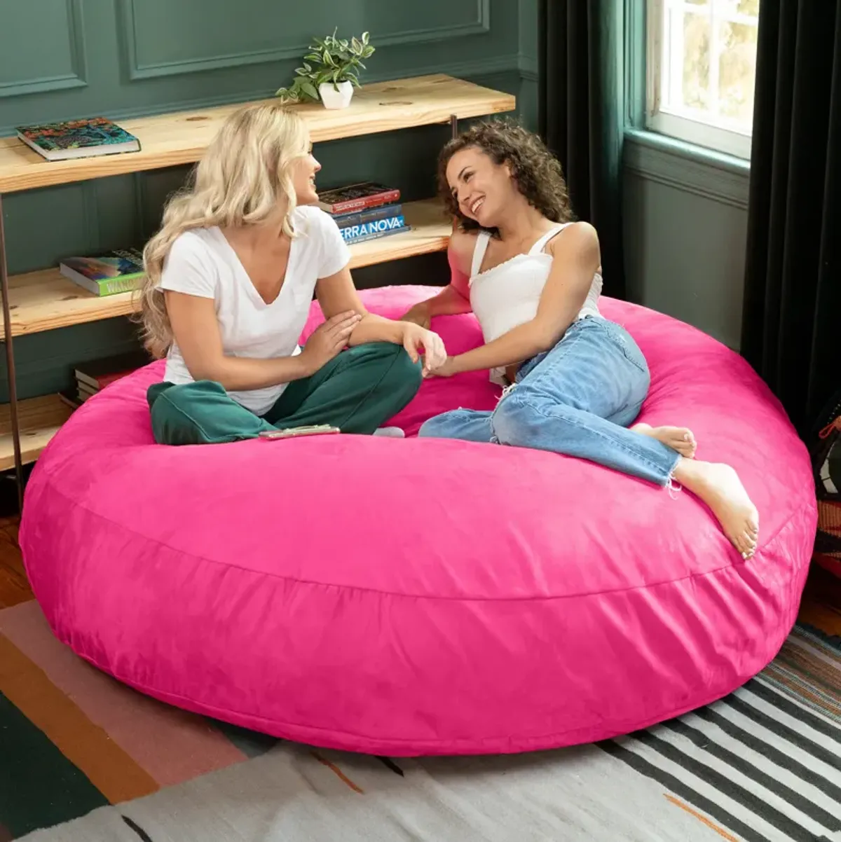 Jaxx 6 ft Cocoon - Large Bean Bag Chair for Adults