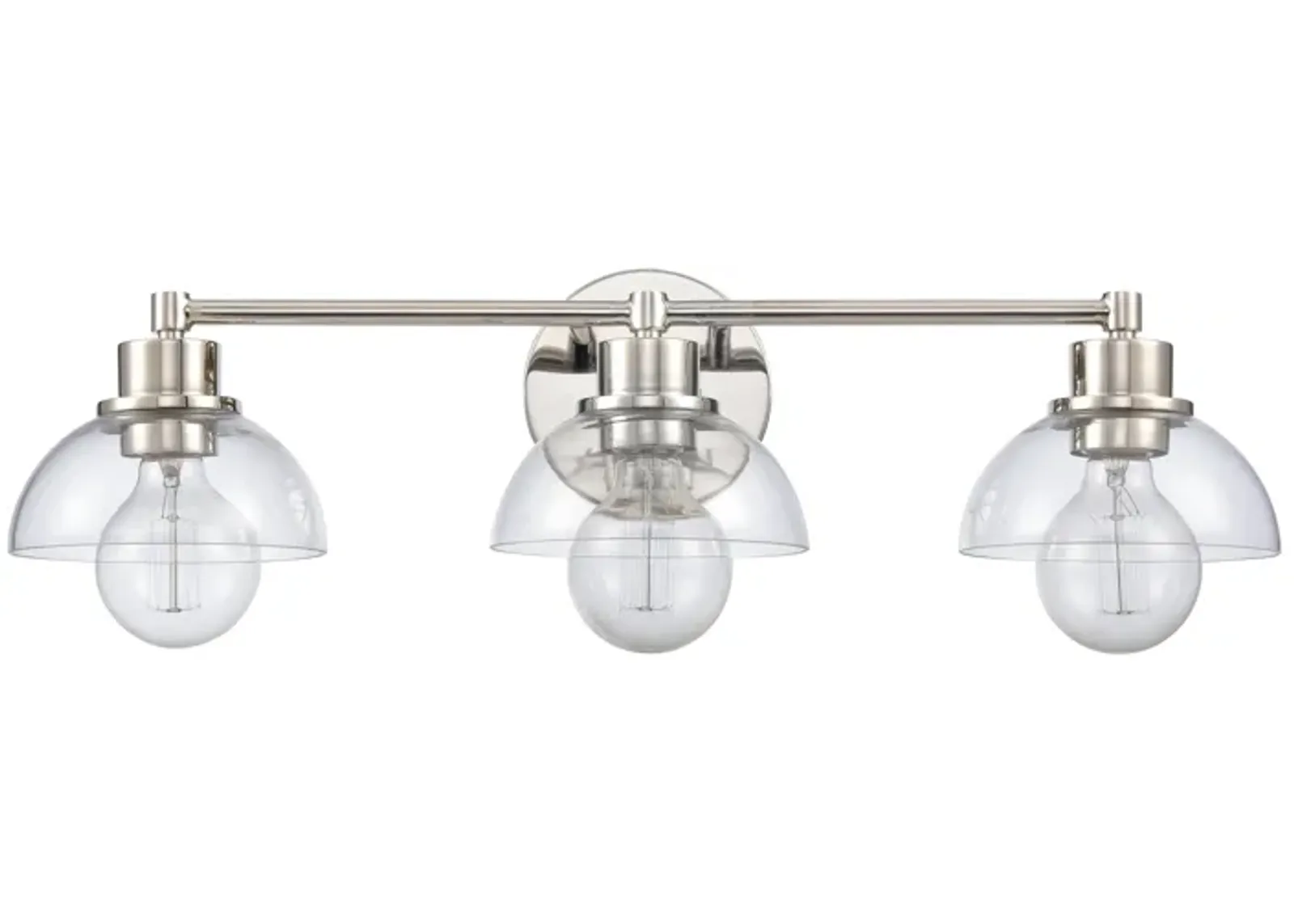 Julian 24'' Wide Silver 3-Light Vanity Light