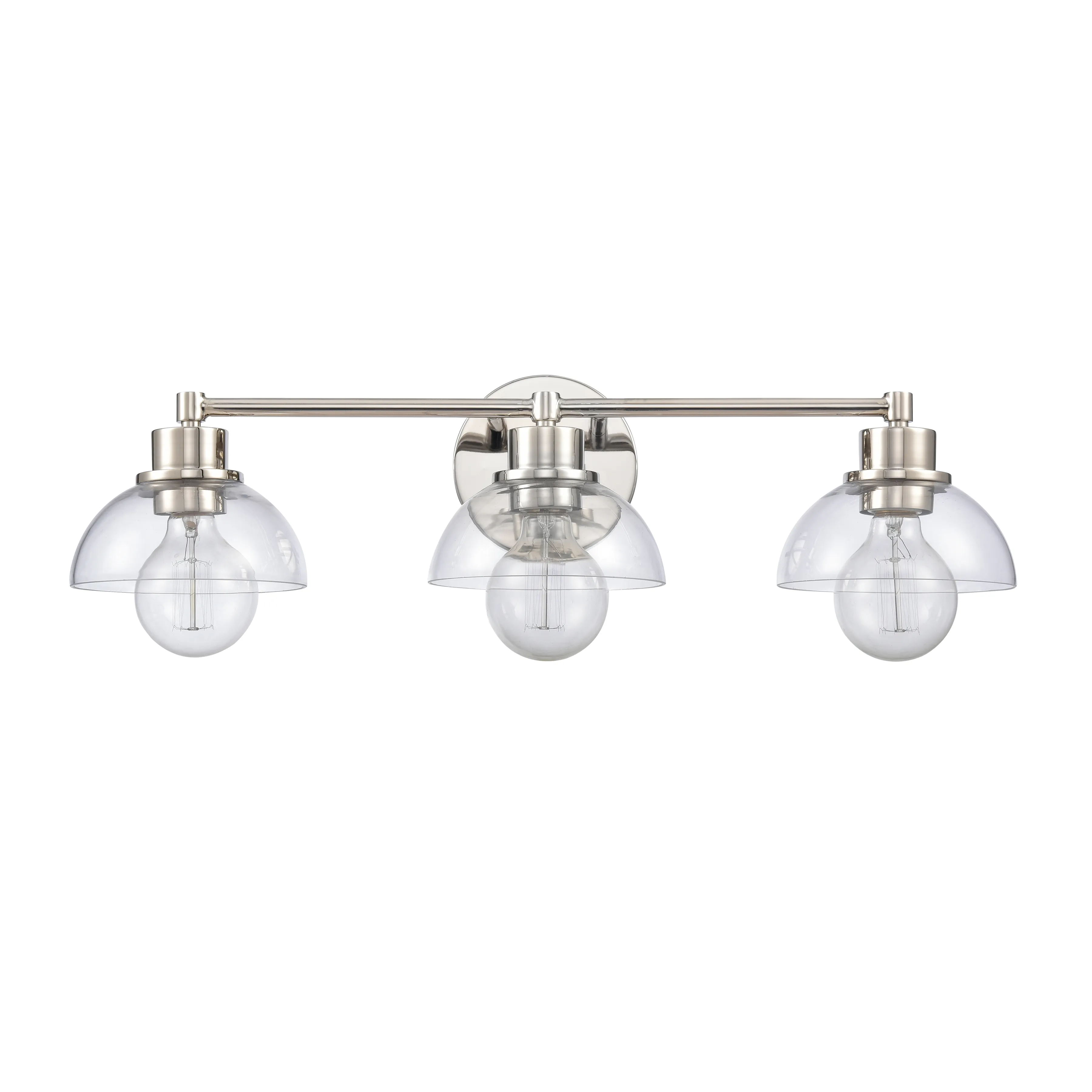 Julian 24'' Wide Silver 3-Light Vanity Light