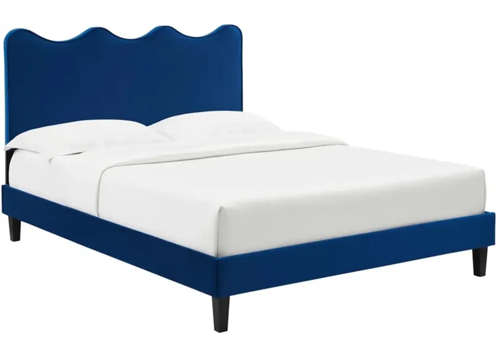 Modway - Current Performance Velvet King Platform Bed