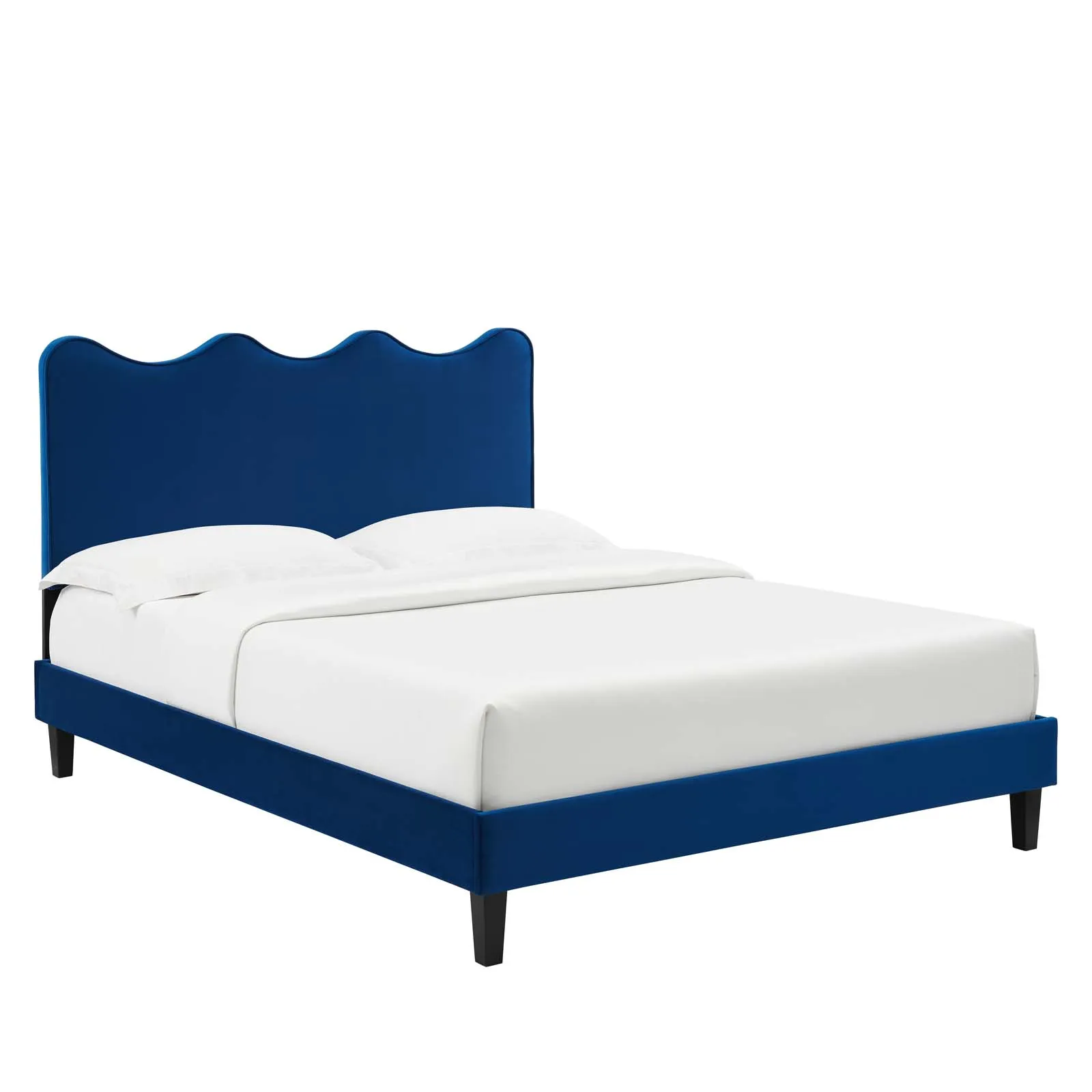 Modway - Current Performance Velvet King Platform Bed