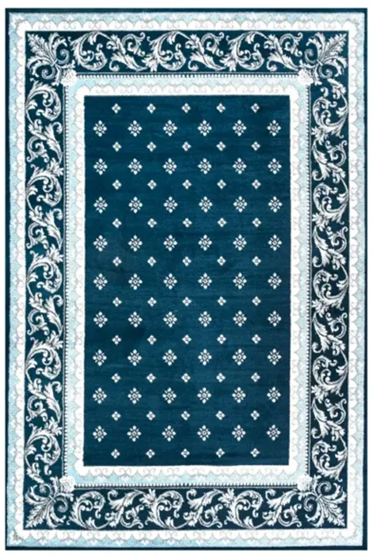 Acanthus French Border Area Rug