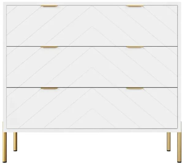 3-Drawer Dresser Chest Cabinet