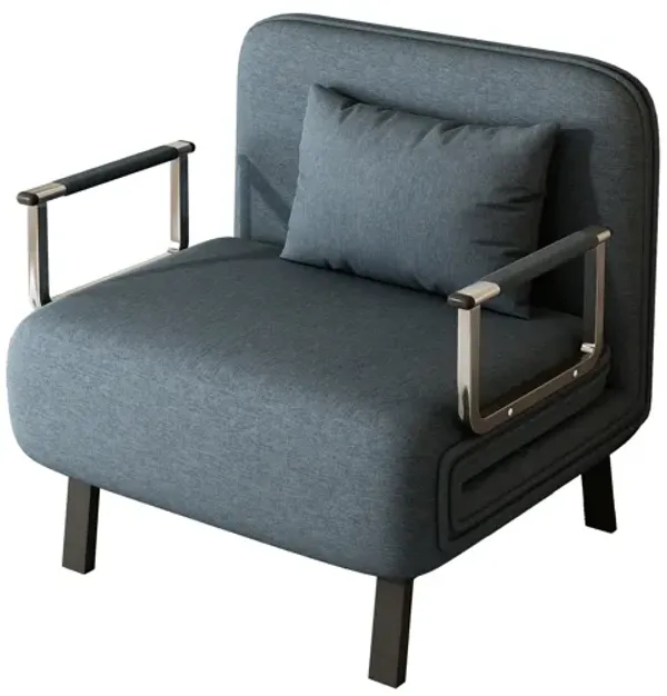 Merax Leisure Chaise Lounge Convertible Sofa Chair