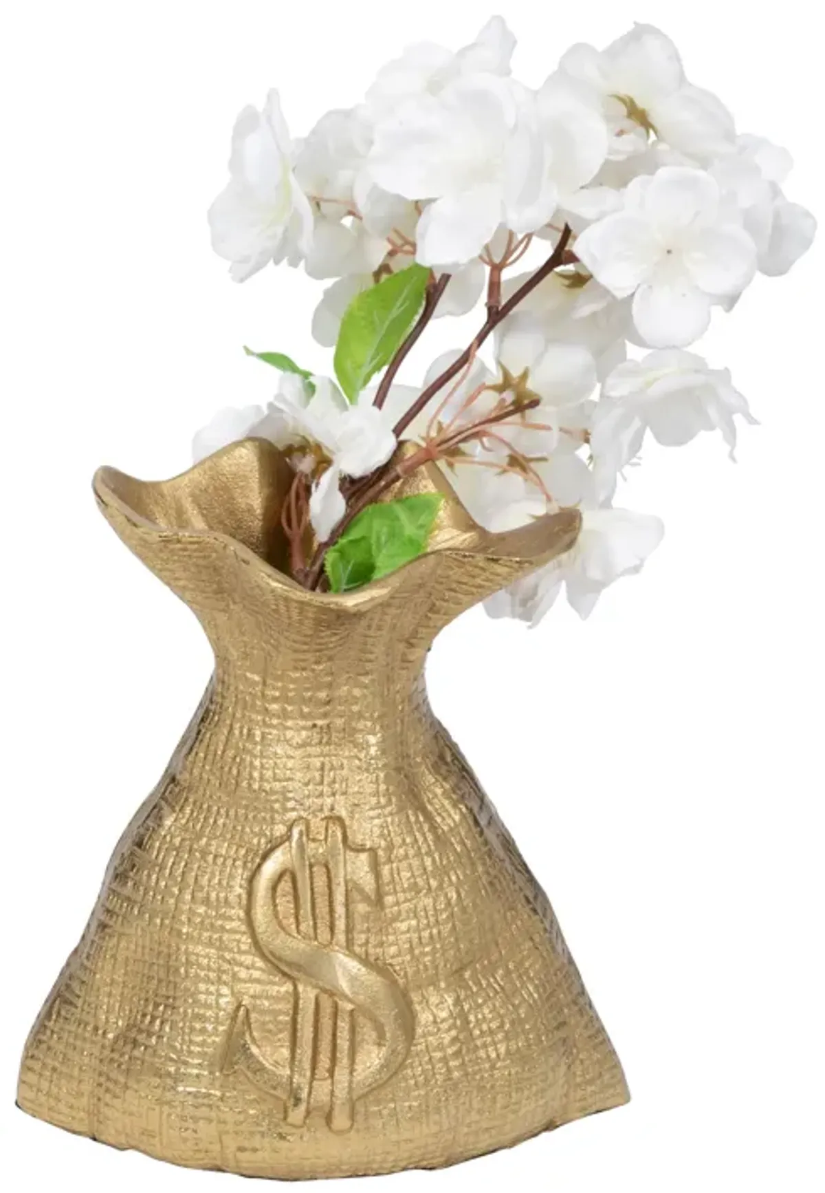Embossed Money Bag Figurine