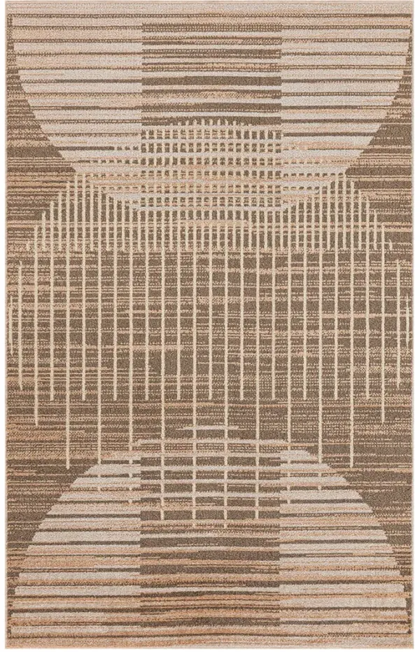Astra Machine Washable ASW03 Latte 3'3" x 5' Rug