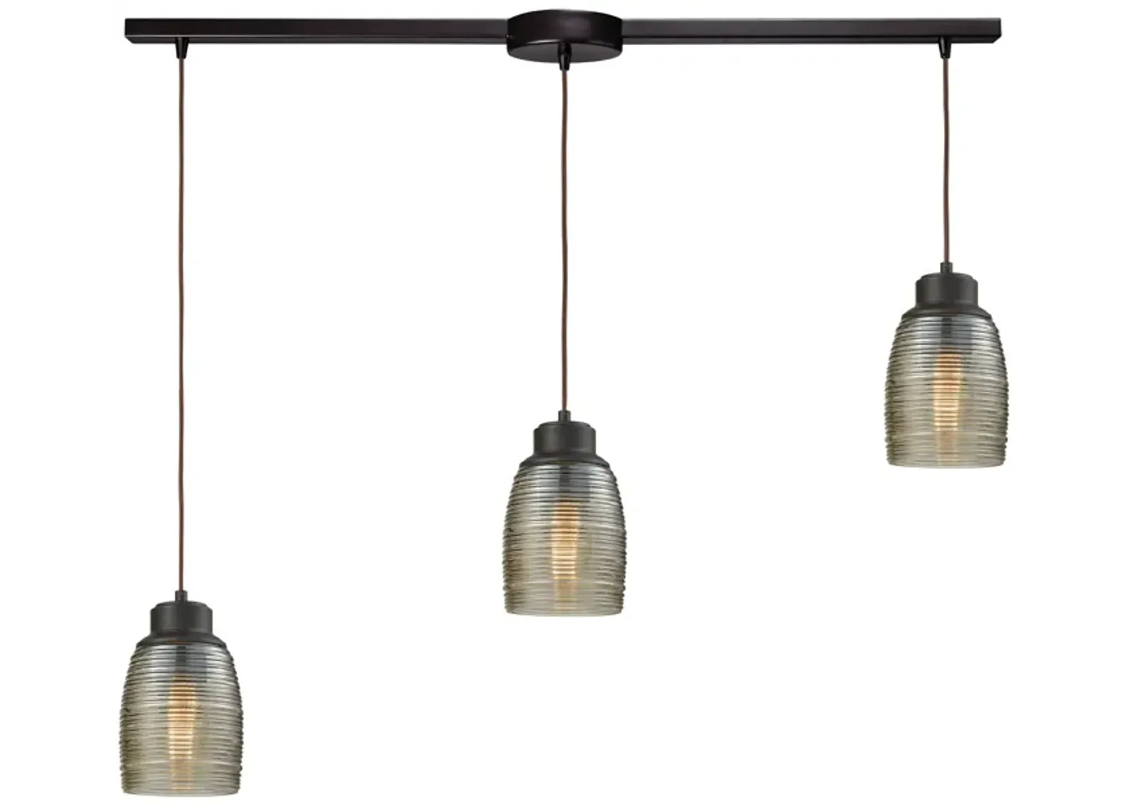 Muncie Slim 3-Light Linear Pendant