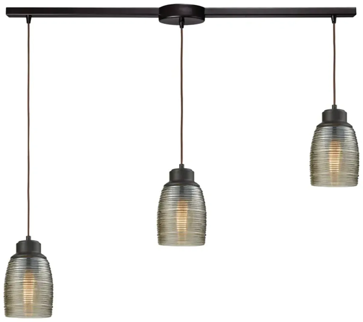 Muncie Slim 3-Light Linear Pendant