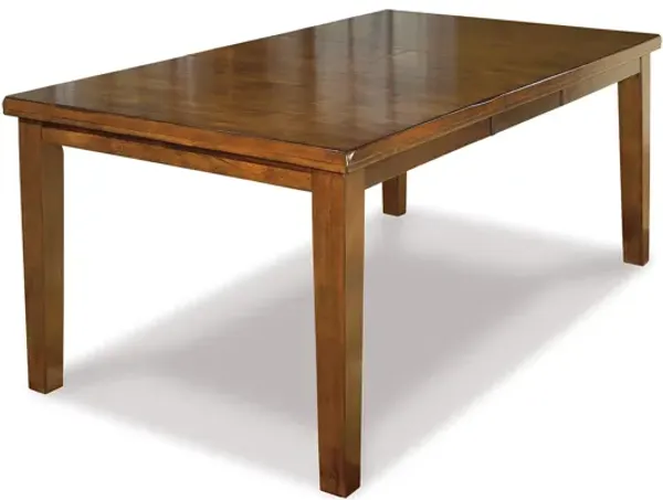 Raly Dining Table, Brown Wood Extendable 60-78 Inch Top Butterfly Leaf - Benzara