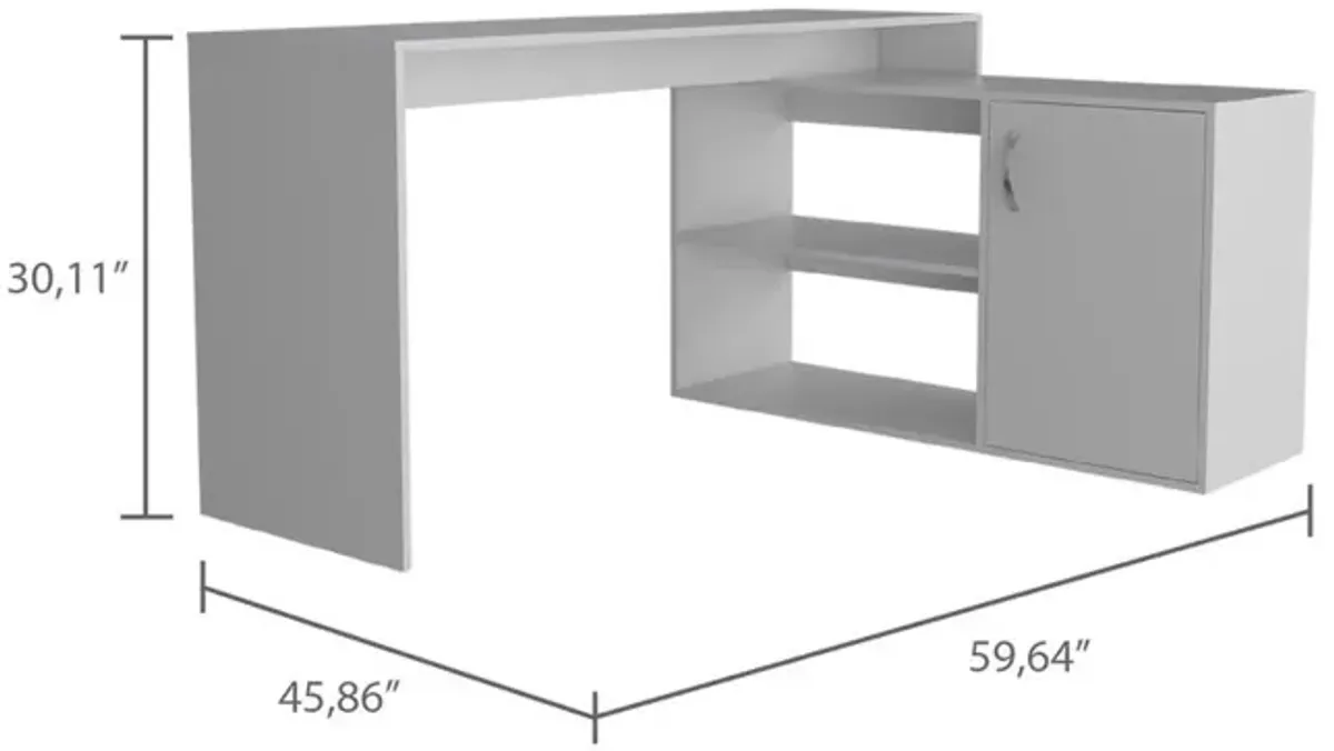 Boston Desk - White