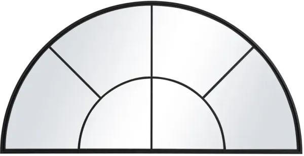 Rousseau Iron Window Arch Mirror