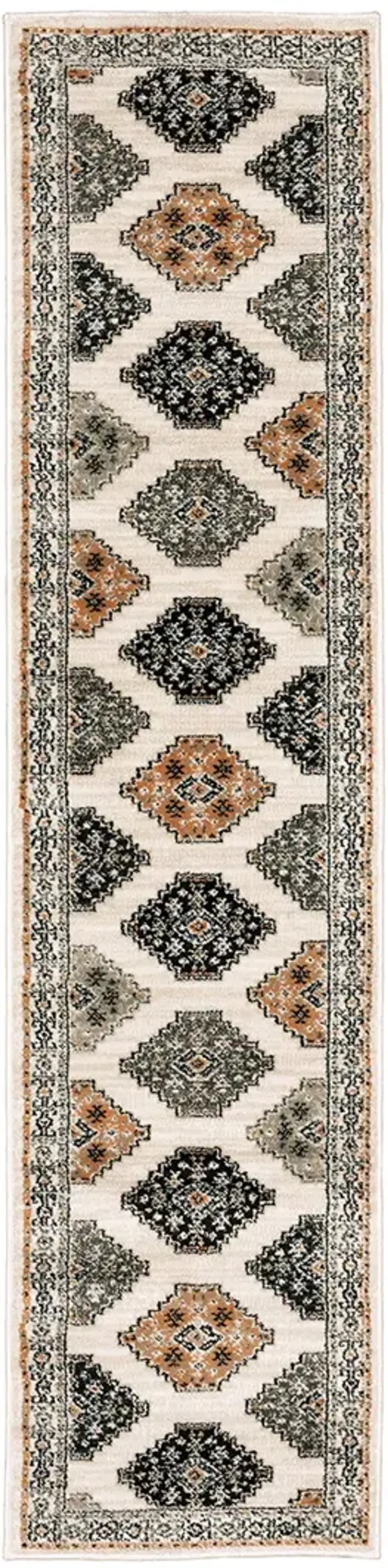 Georgia 1'10" x 7'6" Ivory Rug